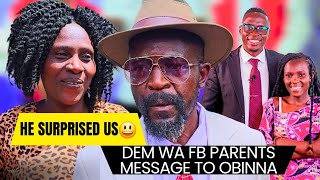 Dem Wa Facebook Mom \u0026 Dad Sweet Reaction To Obinna Missing House HandOver Event