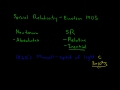 Special Relativity - 1. Background and Postulates