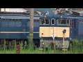 2020年8月4日　現役の、まさに走る産業遺産 　電気機関車ef64 37、ef65 501、そしてef64 1001が並びました！　 jr東日本 高崎車両センター 高崎支所