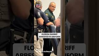 Now-suspended Osceola County, FL Sheriff Marco Lopez arrested & taken into handcuffs in uniform