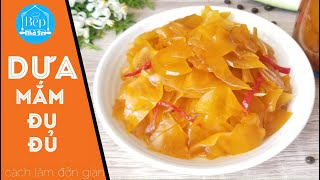 DƯA MẮM ĐU ĐỦ giòn ngon lạ miệng hương vị quê nhà ‖ Món ngon ngày tết ‖ Bếp nhà Sin