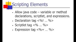 Java Servlets And Java Server Pages ( JSP ) - tutorial guide