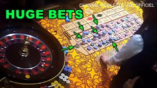 HUGE BETS IN TABLE IN ROULETTE IN CASINO EXCLUSIVE OF 13/01/2025