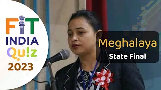 #FitIndiaQuiz2023 | Meghalaya State Final