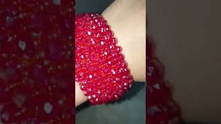 دستبند جذاب و خوش‌رنگ😍beaded bracelet