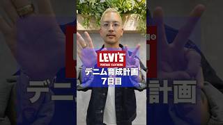 デニム育成計画7日目【100日履き続けデニムを育てるアパレルバイヤー】#levis  #denim  #デニムを育てる #7日目  #vintage