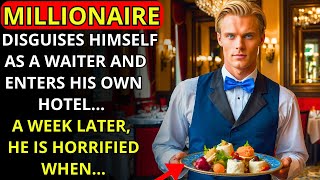 A MILLIONAIRE DISGUISES HIMSELF AS A WAITER AND ENTERS HIS OWN HOTEL... HE IS HORRIFIED WHEN...