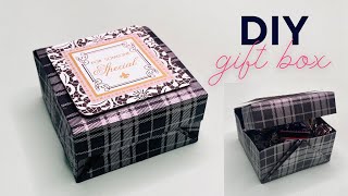 DIY Gift Box | Paper Gift Box | Easy Gift Wrapping Ideas