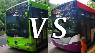 Mercedes-Benz OC500LE VS Scania K230UB