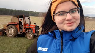 Siew nawozów azotowych na pszenżyto! DZIEWCZYNA Z AGRO Vlog#41