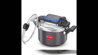 Prestige FLIP - ON 5 L Hard Anodized Pressure Cooker with Glass Lid  Rs.4,275#cooker#presurecooker