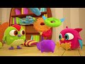 hop hop and peck peck play with a toy music helicopter and toys for kids. baby cartoons for kids.