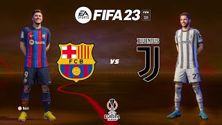 FIFA 23 - Barcelona vs Juventus - UEL 22/23 | PS5™ [4K60FPS]