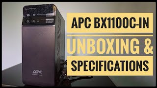 APC BX1100C-IN Back UPS | Unboxing | Specfications