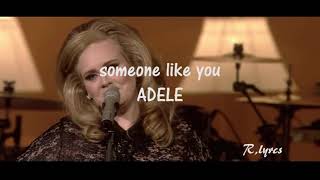 ADELE_SOMEONE LIKE YOU (easy lyrics😇)