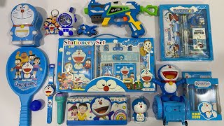 My Latest Cheapest Doraemon toys Collection,Doraemon Stationery Set, Doraemon Fan,Piggy Bank,, Watch