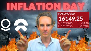Inflation Day: COIN & PLUG Crash! #PLTR #NIO