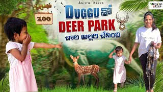 Duggu తో deer park #anjithkavya#trending ❤#Zoo park