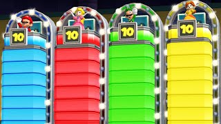 Mario Party 9 - Minigames - Mario vs Peach vs Luigi vs Daisy (Master Difficulty)