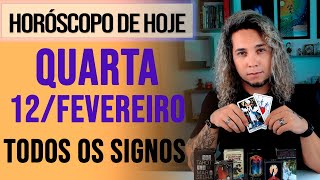 HORÓSCOPO DE HOJE // QUARTA - DIA 12/02/2025 - Todos os Signos [AMOR, TRABALHO E DINHEIRO]