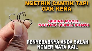 NOMER MATA KAIL MANCING IKAN MAS SESUAI UKURAN IKAN