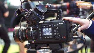 Canon showcases the EOS C700 latest broadcast camera at CABSAT 2017, Dubai UAE