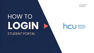 How to Login to HafenCity University Hamburg (HCU) Portal 2026 | Student Sign In Guide