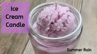 How to make Black Cherry Ice Cream Scoop Candle (includes recipe)