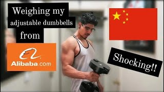 Weighing My Adjustable Dumbbells From Alibaba | Are They Worth It? | Twist Lock | Chinese Nuobells