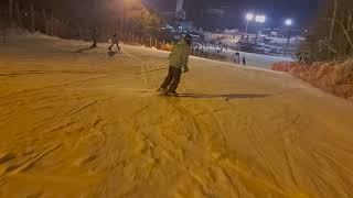 무주 초급자들이 인기있는 코스.                                만선 서역기행 슬로프 3.4km 리뷰..