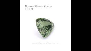 Natural Green Zircon 1.18 ct