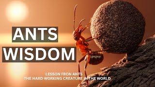 ANT's Wisdom | ANTS LESSON | - Best Motivational Video #ants #antswisdom