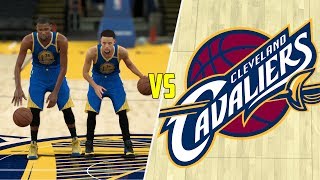 CAN KEVIN DURANT AND STEPHEN CURRY BEAT THE CAVALIERS ALONE? NBA 2K17 GAMEPLAY!