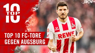 TOP 10 TORE | 1. FC Köln gegen den FC Augsburg | Bundesliga | Podolski | Jojic | Modeste