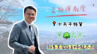 【文師傅教室】十天干特質 - 甲木乙木