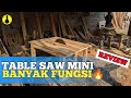 cara menggunakan tablesaw mini,dan provil meja