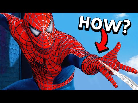 What is it called when Spider-Man shoots his web?