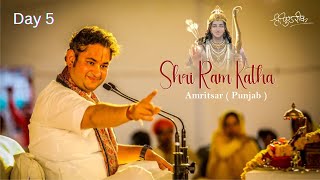 Shri Ram Katha Live | Day 5 | Sri Pundrik Goswami Ji | Vrindavan Garden , Amritsar ( Punjab ) | 2024