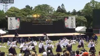 KanoN Aerial first-１-『五条ノ郷』 第28回 よさこいinおいでん祭 野球場メインステージ会場 演舞