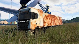 ABANDONED RUSTY SCANIA S730 V8 semi trailer truck restoration New Project Katashime MAP v1.2