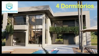 🏡Casa Moderna De 4 Dormitorios🏡