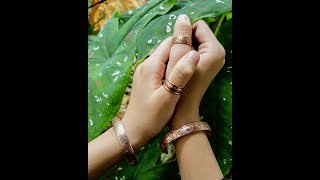 Beautiful Handcrafted Copper Bracelet | Pure Copper Jewelry from JUCCINI