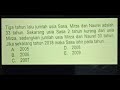 Tutorial SISTEM PERSAMAAN LINIER TIGA VARIABEL Soal Cerita (Req.via Telegram)-Matematika SMA