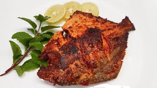 Pomfret Fry Recipe, Fish Fry Indian Style, पाप्लेट फिश फ्राई रेसिपी, Fish Fry Recipe by Khan Kitchen