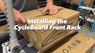 How to install the CycleBoard Front Rack