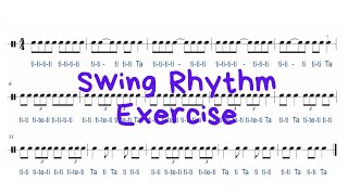 SWING RHYTHM EXERCISE EVERY MUSICIAN SHOULD KNOW #musiclessons #learningmusic