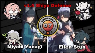 M0W1 Miyabi Yanagi M0W1 Ellen Stun Shiyu Defense Critical Node Stage 7 | Zenless Zone Zero