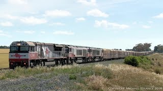 5PM9 SCT Freight Train - PoathTV Australian Railways