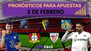 APUESTAS DEPORTIVAS VIERNES 3 DE FEBRERO | PRONOSTICOS DEPORTIVOS HOY | PARLEY 💰💸