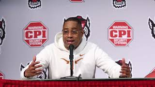 Texas Head Coach Rodney Terry press conference after win over NC State in the ACC/SEC Challenge